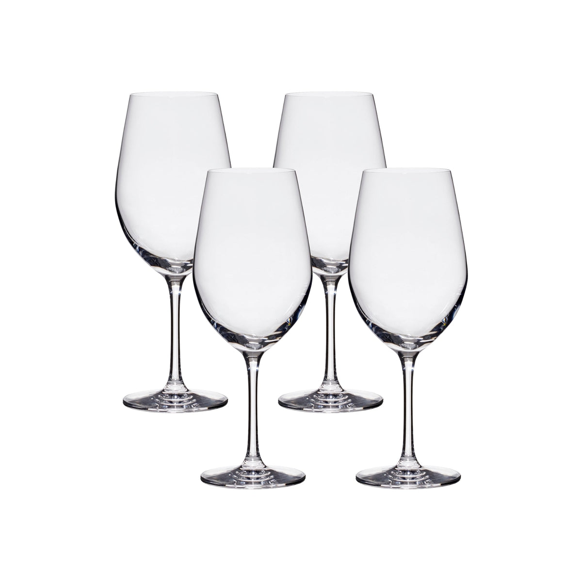 Lucaris Tokyo Temptation Cabernet Glasses (4-Pieces), 16-ounce, Dishwasher Safe, Lead-free Crystalline