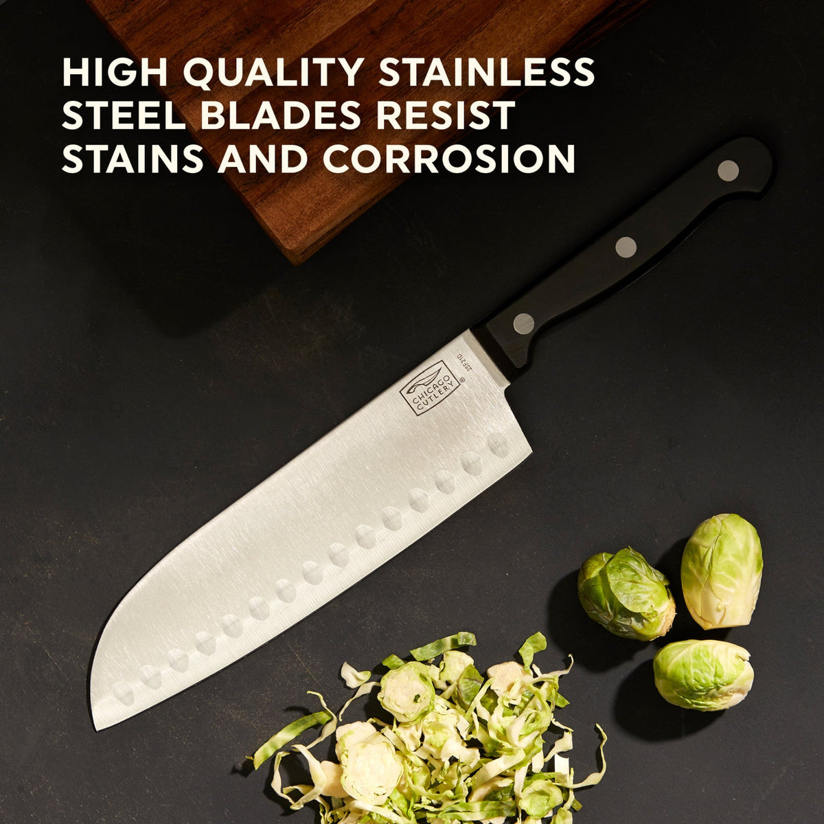 Chicago Cutlery® Essentials™ 2-piece Santoku / Partoku Knife Set