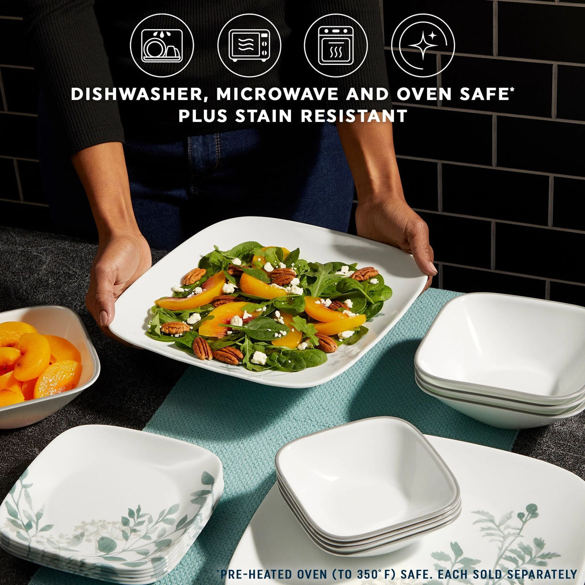 Corelle® Square Amalie 22-ounce Cereal Bowl