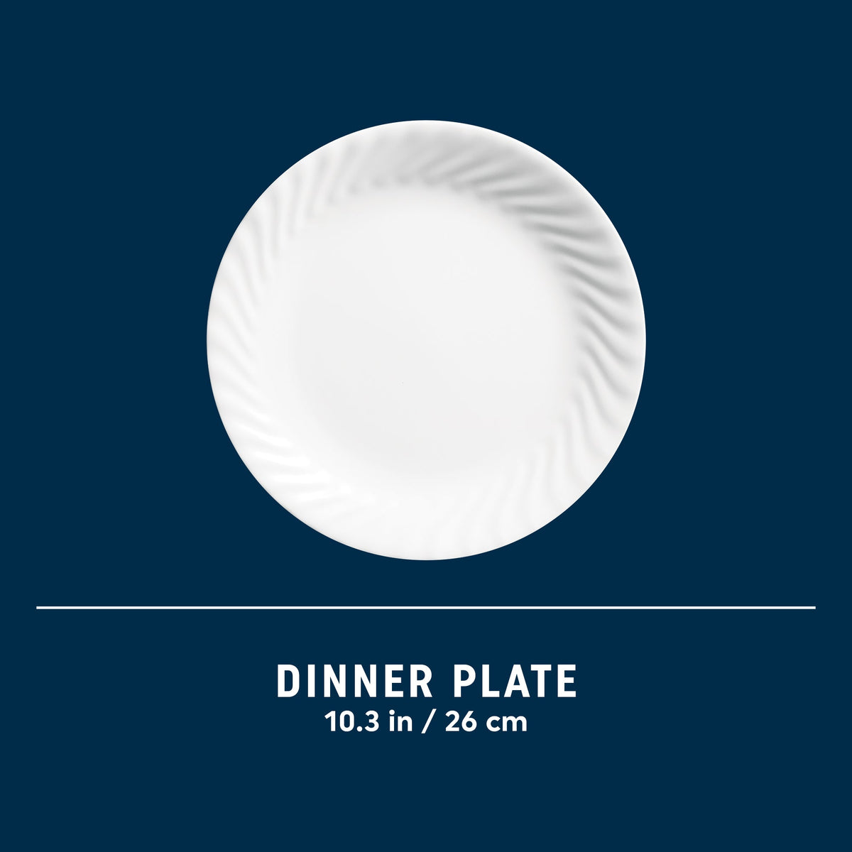 Corelle® Enhancements 10.25" Glass Dinner Plate