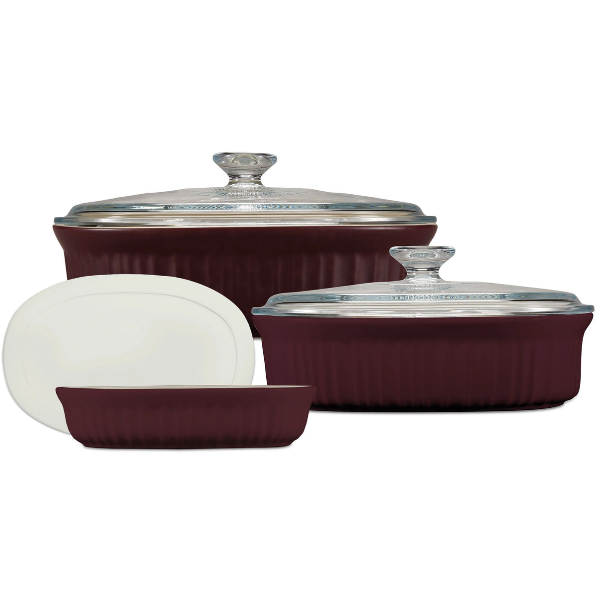 CorningWare® French Colors 6-piece Bakeware Set, Cabernet