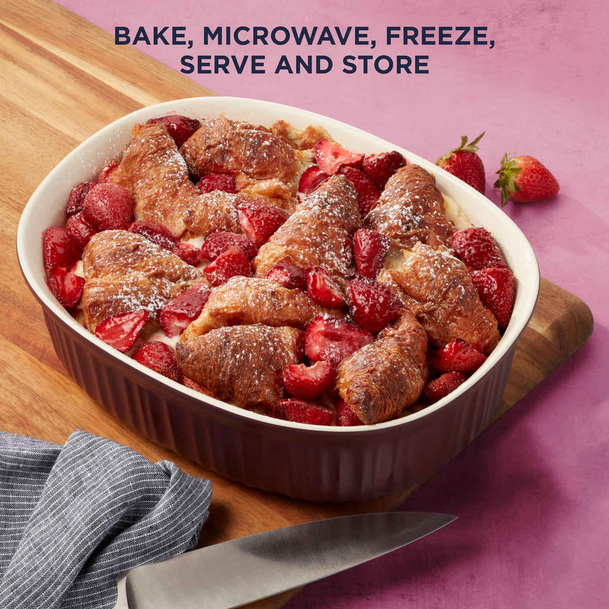 CorningWare® French Colors 6-piece Bakeware Set, Cabernet