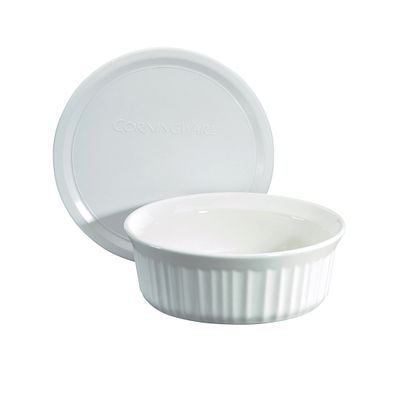 CorningWare® French White® 24-ounce Baking Dish with Lid