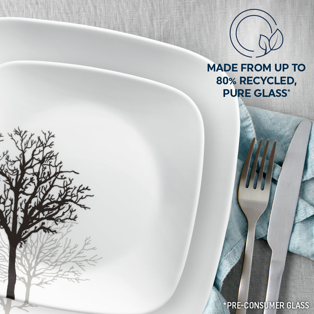 Corelle® Timber Shadows 12-piece Dinnerware Set, Service for 4