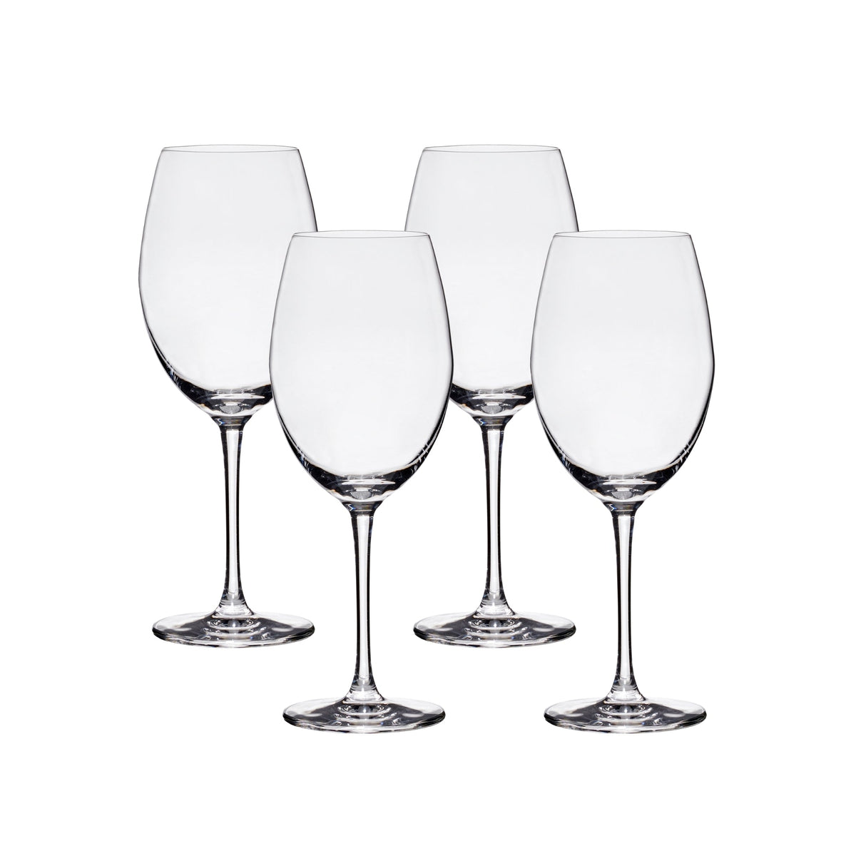 Lucaris Bangkok Bliss Cabernet Glasses (4-Pieces), 16-ounce, Dishwasher Safe, Lead-free Crystalline