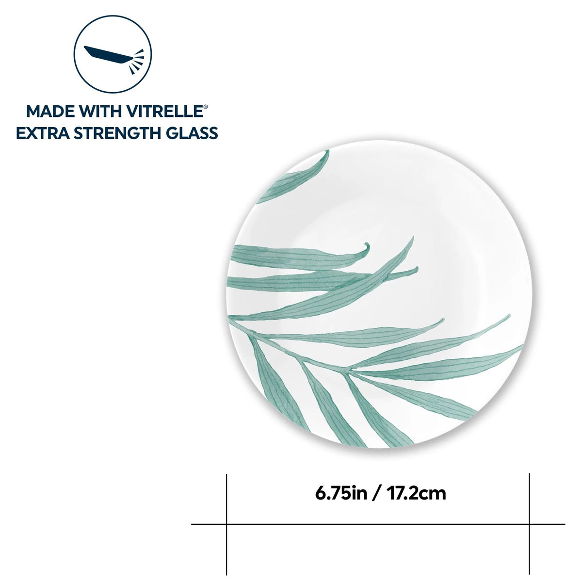 Corelle® Solar Print 6.75" Appetizer Plate, EXCLUSIVE
