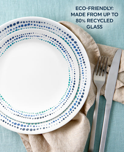 Corelle® Ocean Blues 12-piece Dinnerware Set, Service for 4