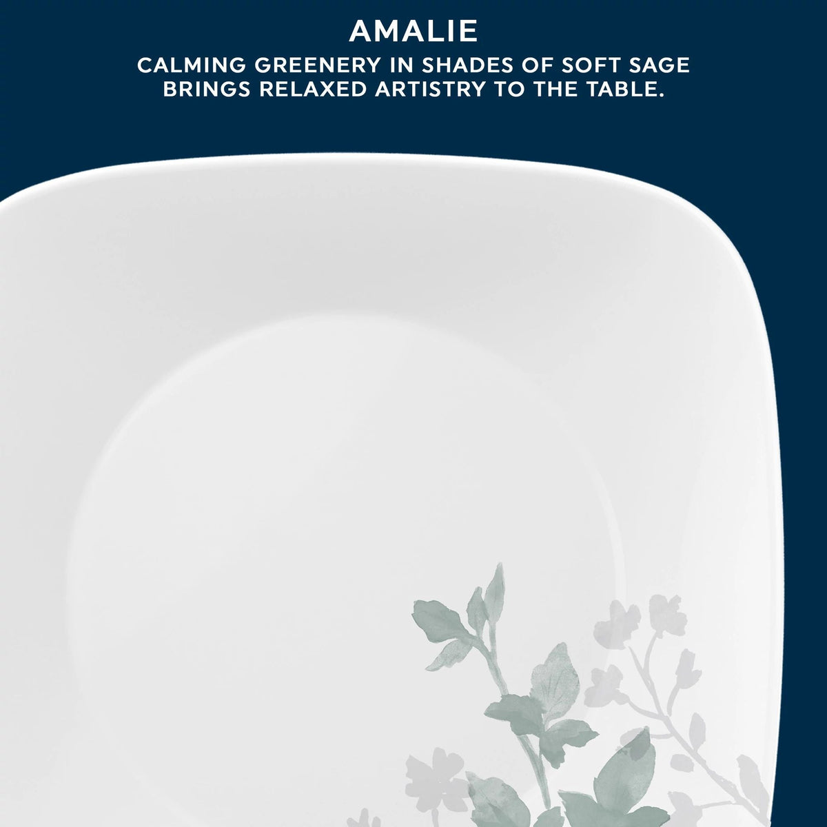 Corelle® Square Amalie 9" Salad Plate