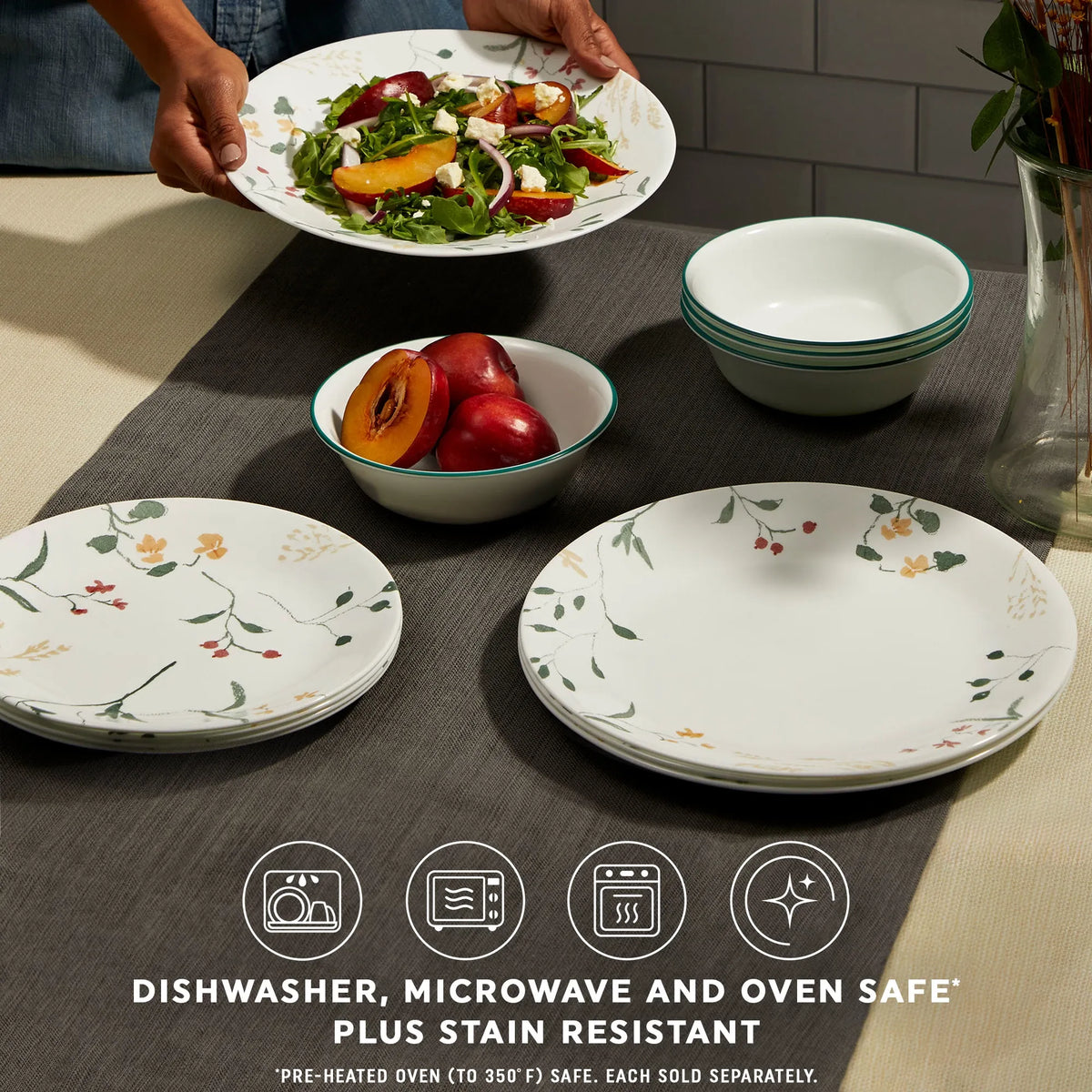 Corelle® Wildflower Scatter 10.25" Dinner Plate
