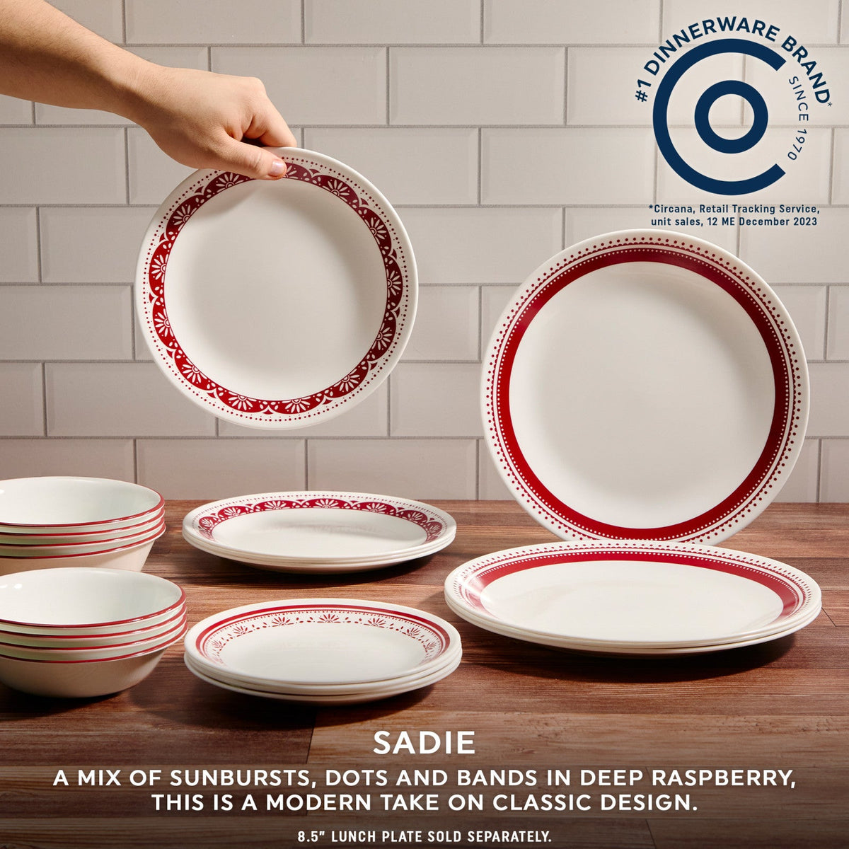 Corelle® Sadie 16-piece Dinnerware Set, Service for 4