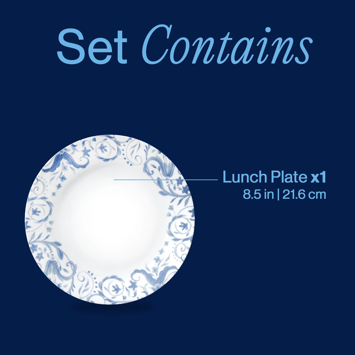 Corelle® Darlington 8.5" Lunch Plate