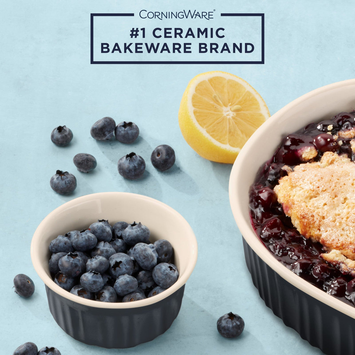 CorningWare® French Colors 12-piece Oval Bakeware Set, Navy